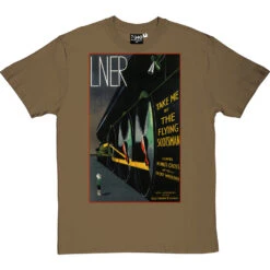Take Me By The Flying Scotsman T-Shirt -Tshirt Store lner scotsman poster tshirt olivetshirt