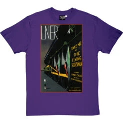 Take Me By The Flying Scotsman T-Shirt -Tshirt Store lner scotsman poster tshirt purpletshirt