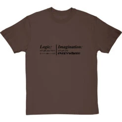 Logic And Imagination T-Shirt -Tshirt Store logic imagination tshirt 1 hazelnuttshirt