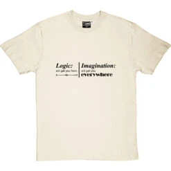 Logic And Imagination T-Shirt -Tshirt Store logic imagination tshirt 1 naturaltshirt