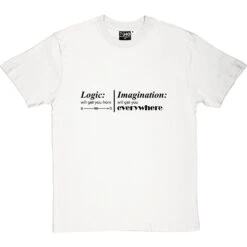 Logic And Imagination T-Shirt -Tshirt Store logic imagination tshirt 1 whitetshirt