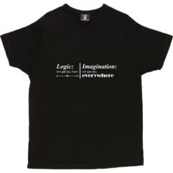 Logic And Imagination T-Shirt -Tshirt Store logic imagination tshirt 2 black mens v neck tshirt