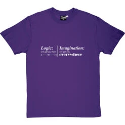 Logic And Imagination T-Shirt -Tshirt Store logic imagination tshirt 2 purpletshirt