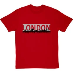London: Centre Of The Known Universe T-Shirt -Tshirt Store london centre of the known universe tshirt 1 redtshirt