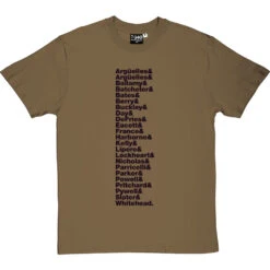 Loose Tubes Line-Up T-Shirt -Tshirt Store loose tubes line up tshirt 1 olivetshirt