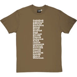 Loose Tubes Line-Up T-Shirt -Tshirt Store loose tubes line up tshirt 2 olivetshirt