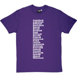 Loose Tubes Line-Up T-Shirt -Tshirt Store loose tubes line up tshirt 2 purpletshirt