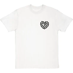 Love Cycling (Pocket Print) T-Shirt -Tshirt Store love cycling bike chain pocket print tshirt 1 whitetshirt