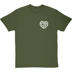 Love Cycling (Pocket Print) T-Shirt -Tshirt Store love cycling bike chain pocket print tshirt 2 olivetshirt