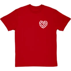 Love Cycling (Pocket Print) T-Shirt -Tshirt Store love cycling bike chain pocket print tshirt 2 redtshirt