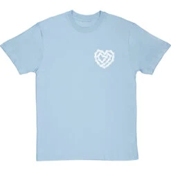 Love Cycling (Pocket Print) T-Shirt -Tshirt Store love cycling bike chain pocket print tshirt 2 skybluetshirt