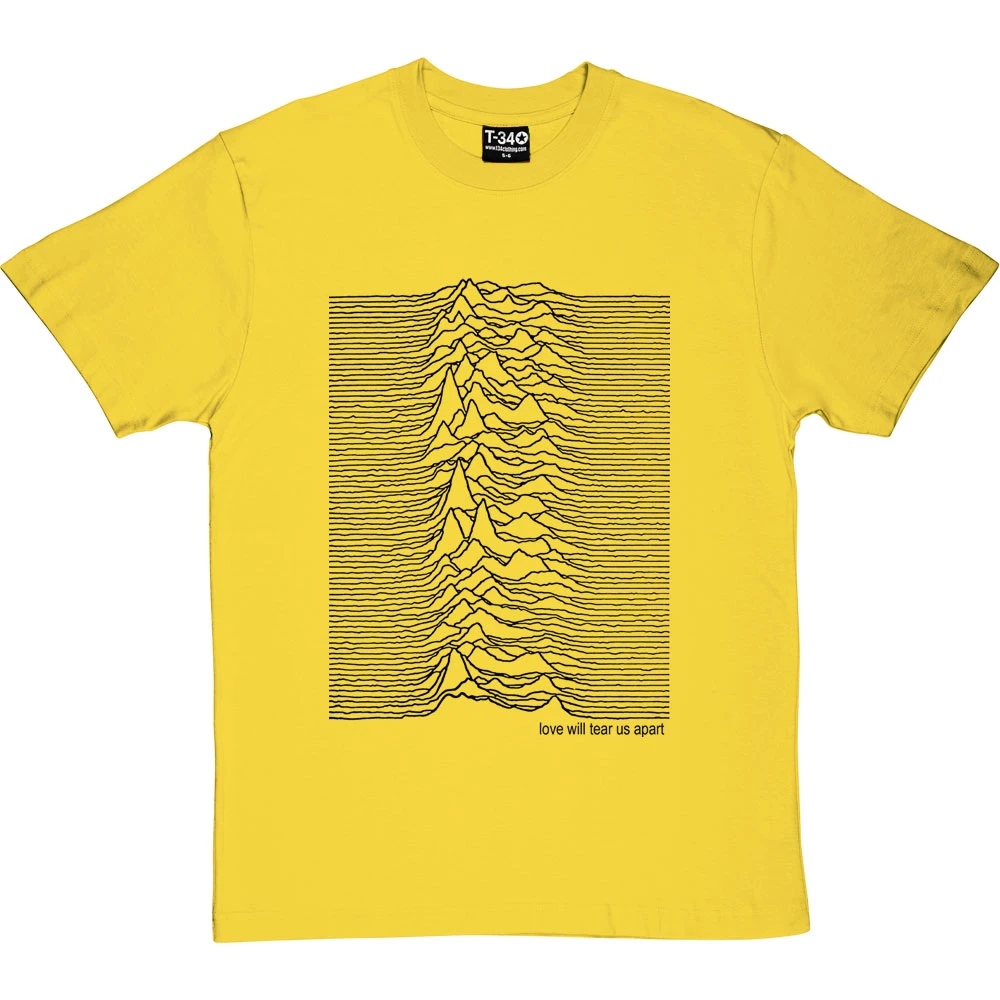 Love Will Tear Us Apart Pulsar T-Shirt 16 Love Will Tear Us Apart Pulsar T-Shirt - Image 16