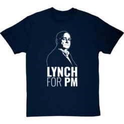 Lynch For PM T-Shirt -Tshirt Store lynch for pm tshirt 2 navybluetshirt
