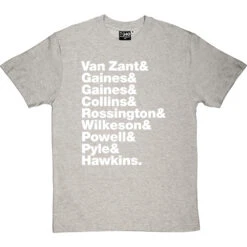 Lynyrd Skynyrd Line-Up T-Shirt -Tshirt Store lynyrd skynyrd tshirt 2 lightoxfordtshirt