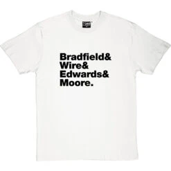 Manic Street Preachers Line-Up T-Shirt -Tshirt Store manic street preachers tshirt 1 whitetshirt