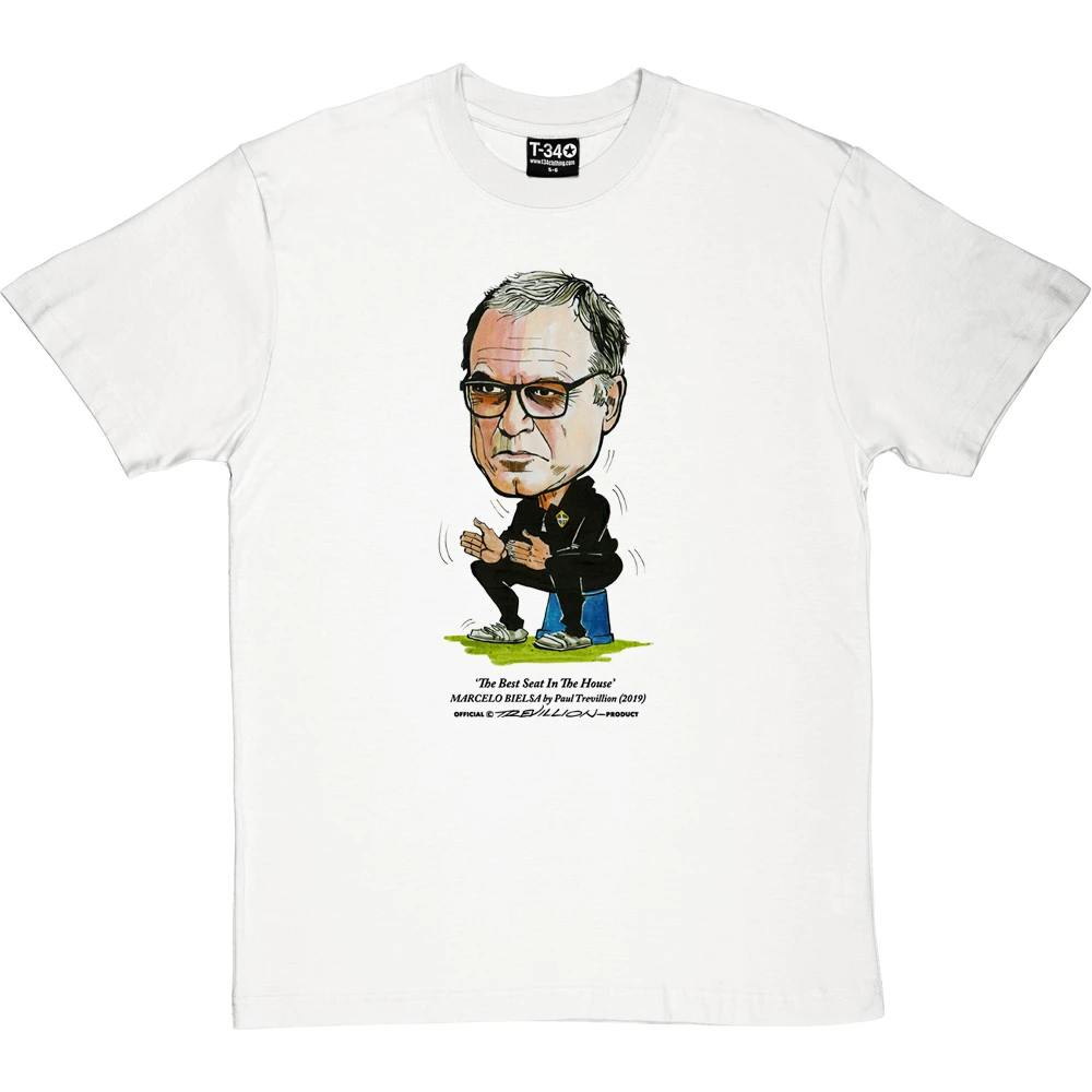 Marcelo Bielsa "Best Seat In The House" T-Shirt 1 Marcelo Bielsa "Best Seat In The House" T-Shirt
