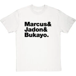 Marcus & Jadon & Bukayo T-Shirt -Tshirt Store marcus and jadon and bukayo tshirt 1 whitetshirt