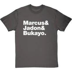 Marcus & Jadon & Bukayo T-Shirt -Tshirt Store marcus and jadon and bukayo tshirt 2 charcoaltshirt