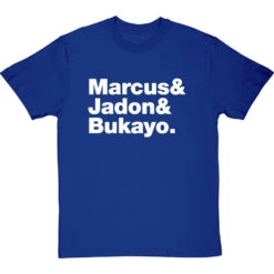 Marcus & Jadon & Bukayo T-Shirt -Tshirt Store marcus and jadon and bukayo tshirt 2 royalbluetshirt