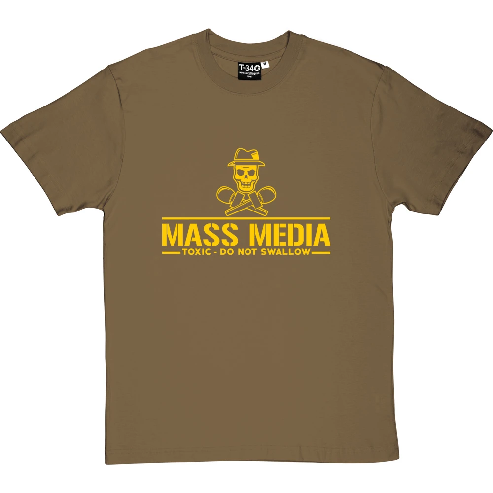 Mass Media: Toxic - Do Not Swallow T-Shirt 2 Mass Media: Toxic - Do Not Swallow T-Shirt - Image 2