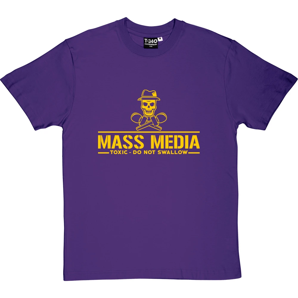Mass Media: Toxic - Do Not Swallow T-Shirt 11 Mass Media: Toxic - Do Not Swallow T-Shirt - Image 11