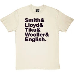 Maximo Park Line-Up T-Shirt -Tshirt Store maximo park line up tshirt 1 naturaltshirt