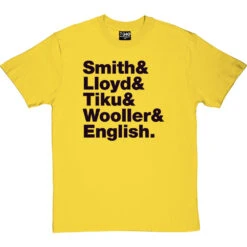 Maximo Park Line-Up T-Shirt -Tshirt Store maximo park line up tshirt 1 yellowtshirt