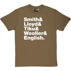 Maximo Park Line-Up T-Shirt -Tshirt Store maximo park line up tshirt 2 olivetshirt