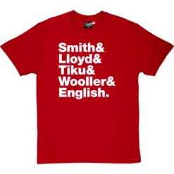 Maximo Park Line-Up T-Shirt -Tshirt Store maximo park line up tshirt 2 redtshirt