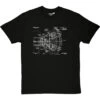 Mercury Spacecraft Diagram T-Shirt