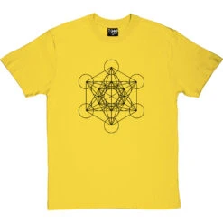 Metatron's Cube T-Shirt -Tshirt Store metatrons cube tshirt 1 yellowtshirt