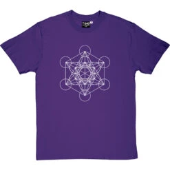 Metatron's Cube T-Shirt -Tshirt Store metatrons cube tshirt 2 purpletshirt
