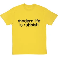 Modern Life Is Rubbish T-Shirt -Tshirt Store modern life is rubbish tshirt 1 yellowtshirt