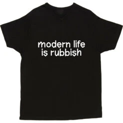 Modern Life Is Rubbish T-Shirt -Tshirt Store modern life is rubbish tshirt 2 black mens v neck tshirt
