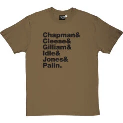 Monty Python Line-Up T-Shirt -Tshirt Store monty python line up tshirt 1 olivetshirt