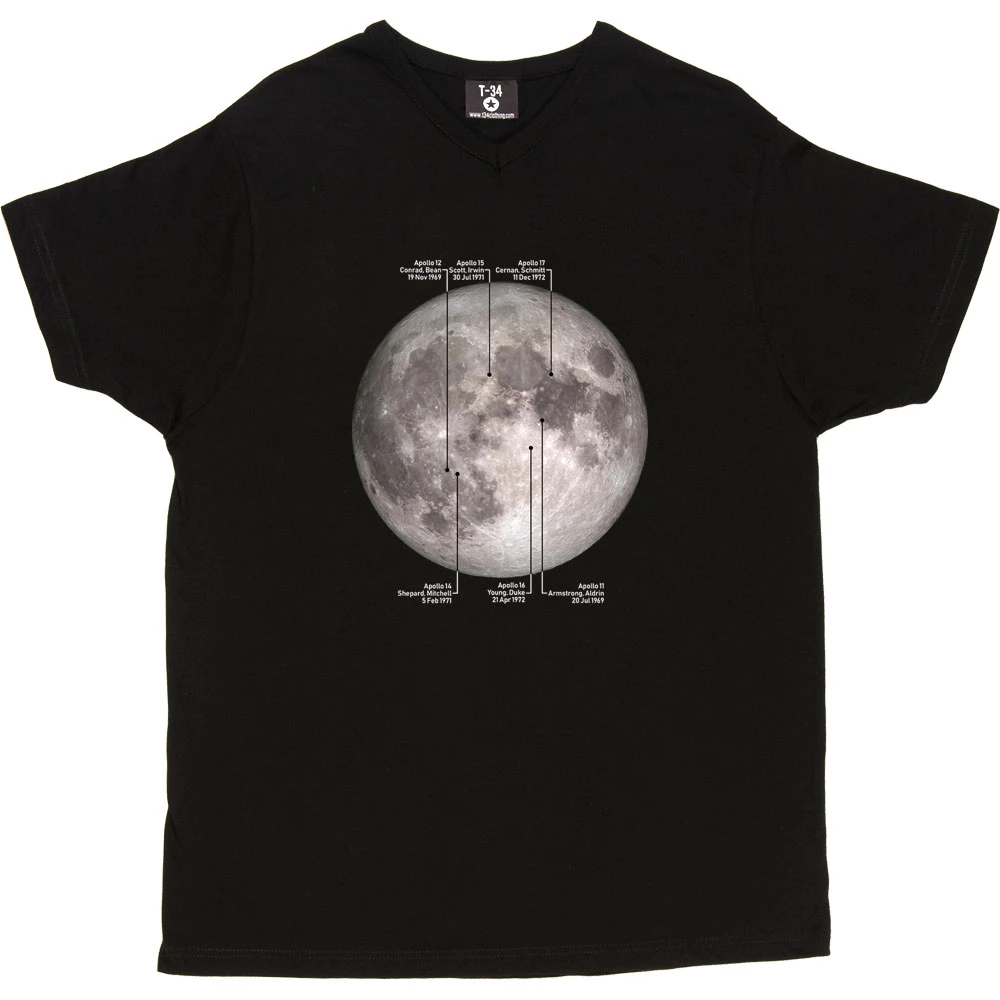 Moon Landings T-Shirt 3 Moon Landings T-Shirt - Image 3