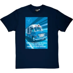 Morecambe And Wise "Ice Cream Van" T-Shirt -Tshirt Store morecambe wise ice cream tshirt navybluetshirt