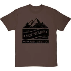 The Mountains Are Calling And I Must Go T-Shirt -Tshirt Store mountains are calling tshirt 1 hazelnuttshirt
