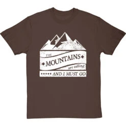 The Mountains Are Calling And I Must Go T-Shirt -Tshirt Store mountains are calling tshirt 2 hazelnuttshirt