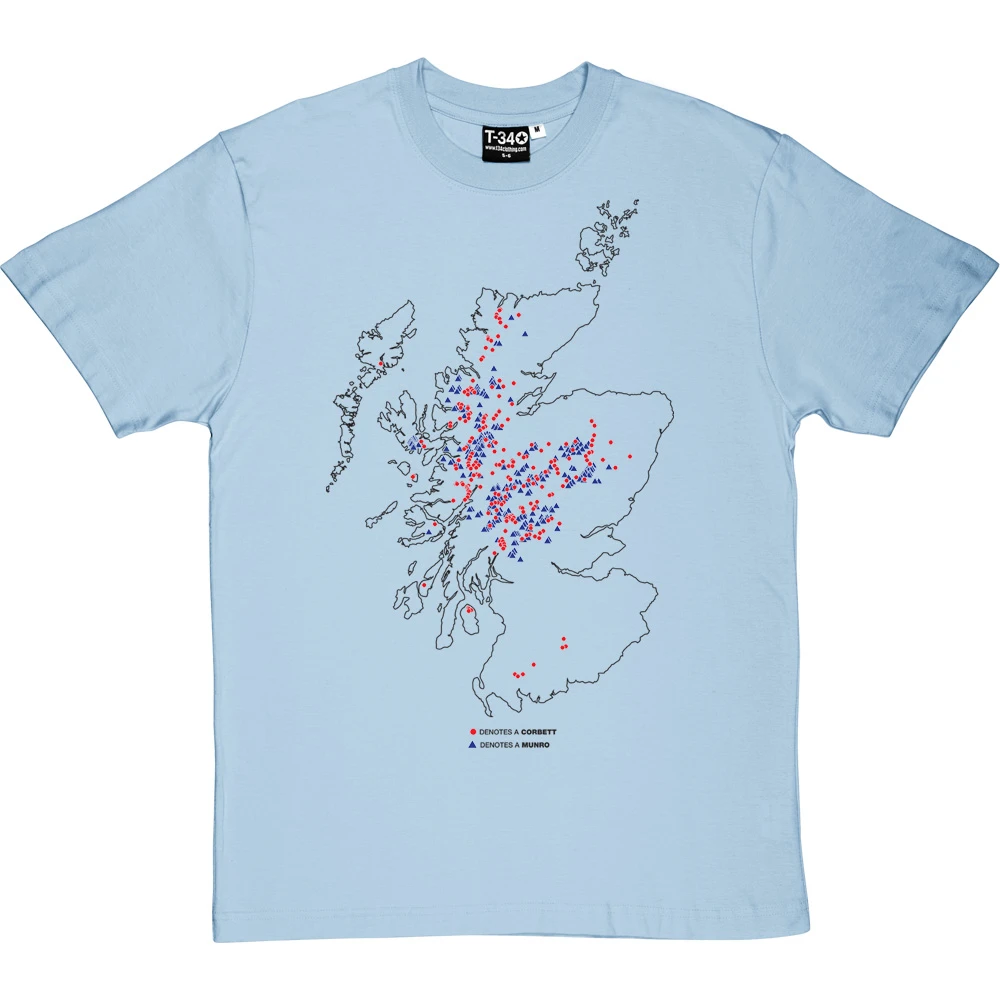 Munros And Corbetts T-Shirt 12 Munros And Corbetts T-Shirt - Image 12