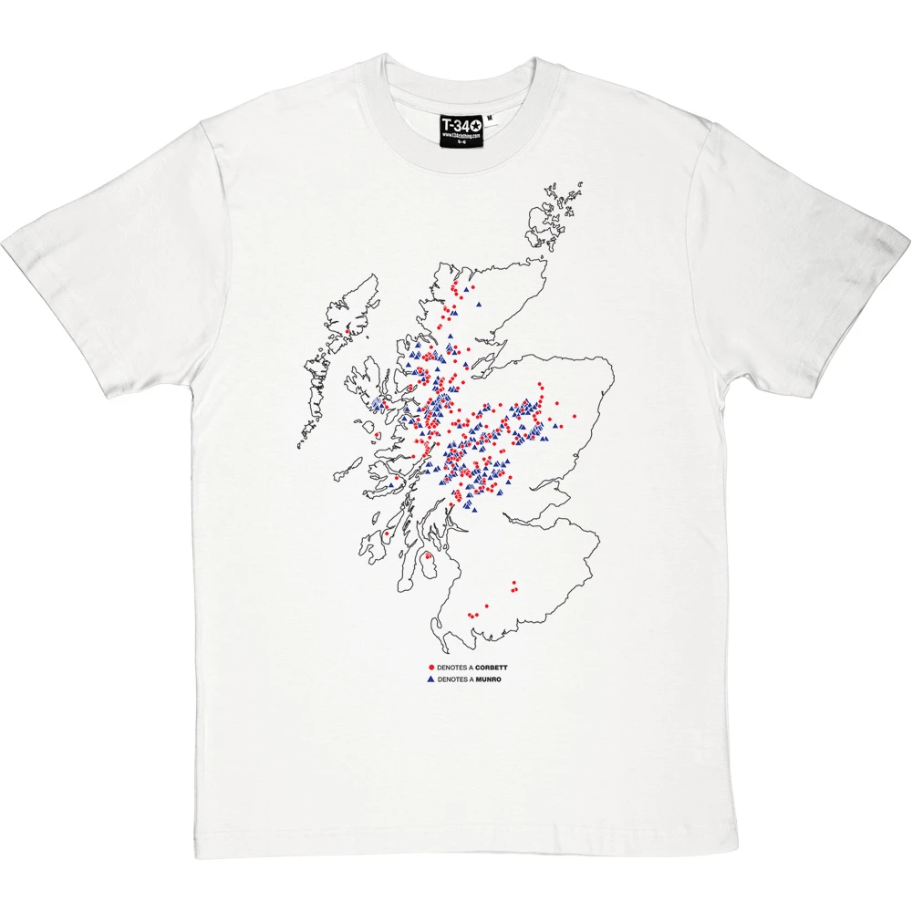 Munros And Corbetts T-Shirt 10 Munros And Corbetts T-Shirt - Image 10