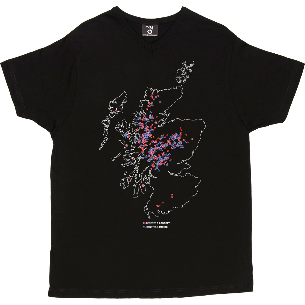 Munros And Corbetts T-Shirt 11 Munros And Corbetts T-Shirt - Image 11