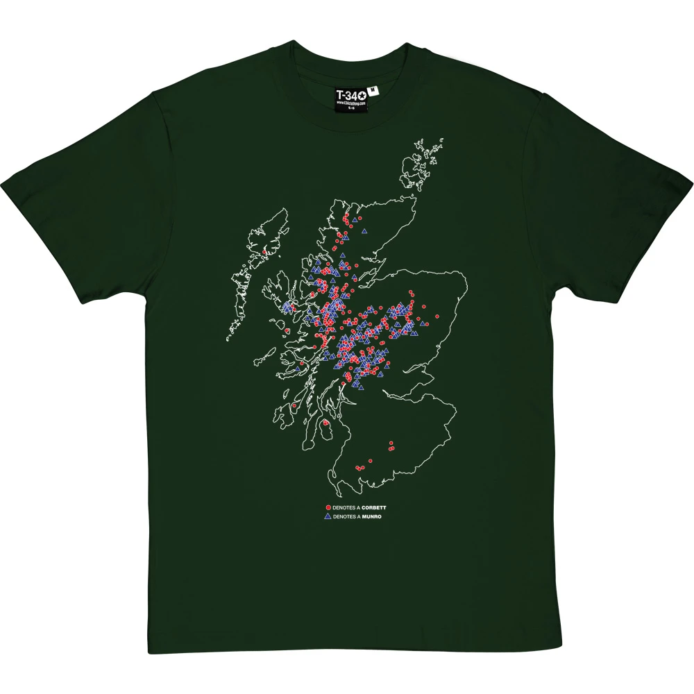 Munros And Corbetts T-Shirt 7 Munros And Corbetts T-Shirt - Image 7