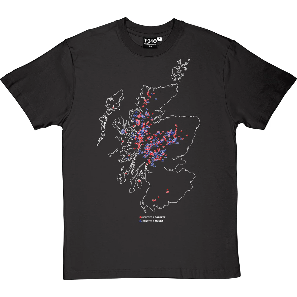 Munros And Corbetts T-Shirt 4 Munros And Corbetts T-Shirt - Image 4