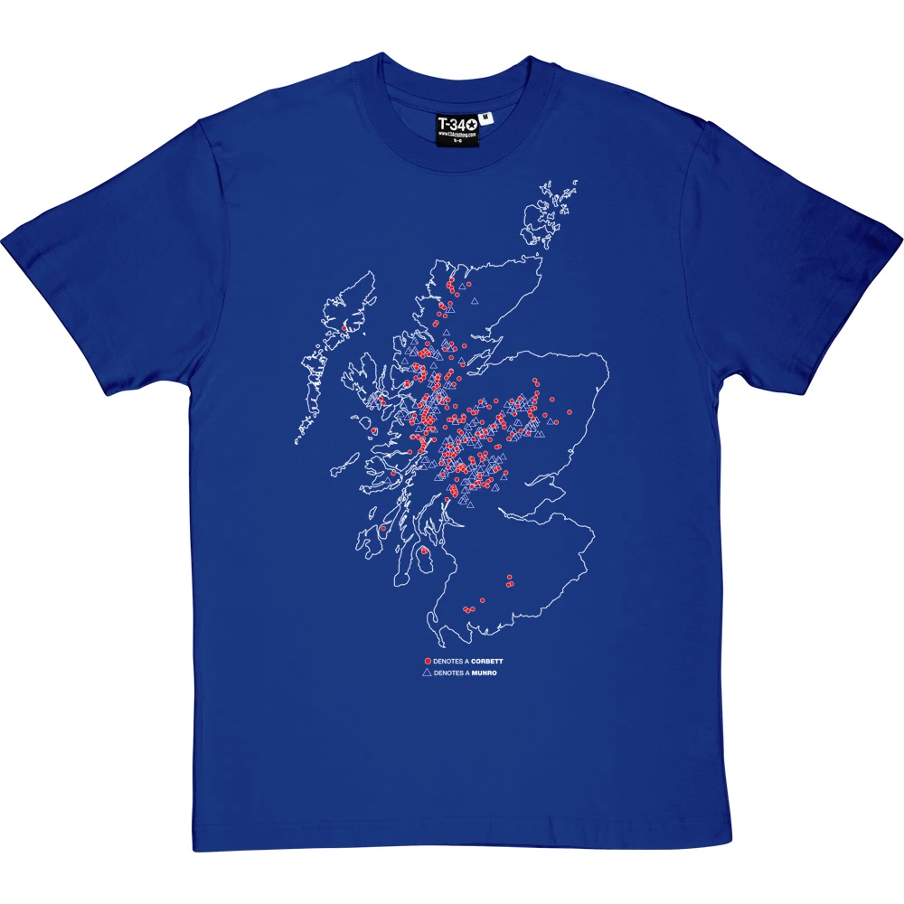 Munros And Corbetts T-Shirt 8 Munros And Corbetts T-Shirt - Image 8