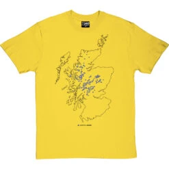 Munros Map T-Shirt -Tshirt Store munros tshirt 1 yellowtshirt