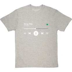 Personalised Music Player T-Shirt -Tshirt Store music player tshirt 2 lightoxfordtshirt