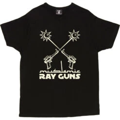 Muslamic Ray Guns T-Shirt -Tshirt Store muslamic ray guns tshirt 158 black mens v neck tshirt