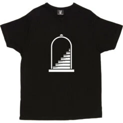 Mystery Staircase T-Shirt -Tshirt Store mystery staircase tshirt 2 black mens v neck tshirt