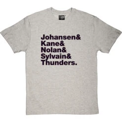 New York Dolls Line-Up T-Shirt -Tshirt Store new york dolls line up tshirt 1 lightoxfordtshirt